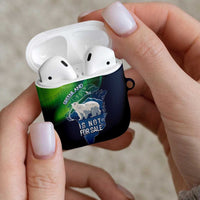 Greenland Is Not For Sale AirPods Case Arctic Aurora Borealis