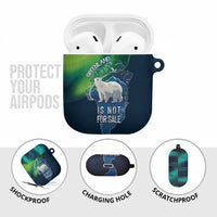 Greenland Is Not For Sale AirPods Case Arctic Aurora Borealis