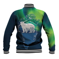 Greenland Is Not For Sale Baseball Jacket Arctic Aurora Borealis