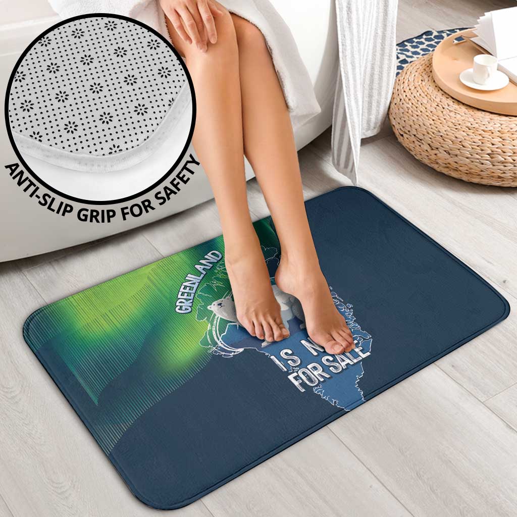 Greenland Is Not For Sale Bathroom Set Arctic Aurora Borealis