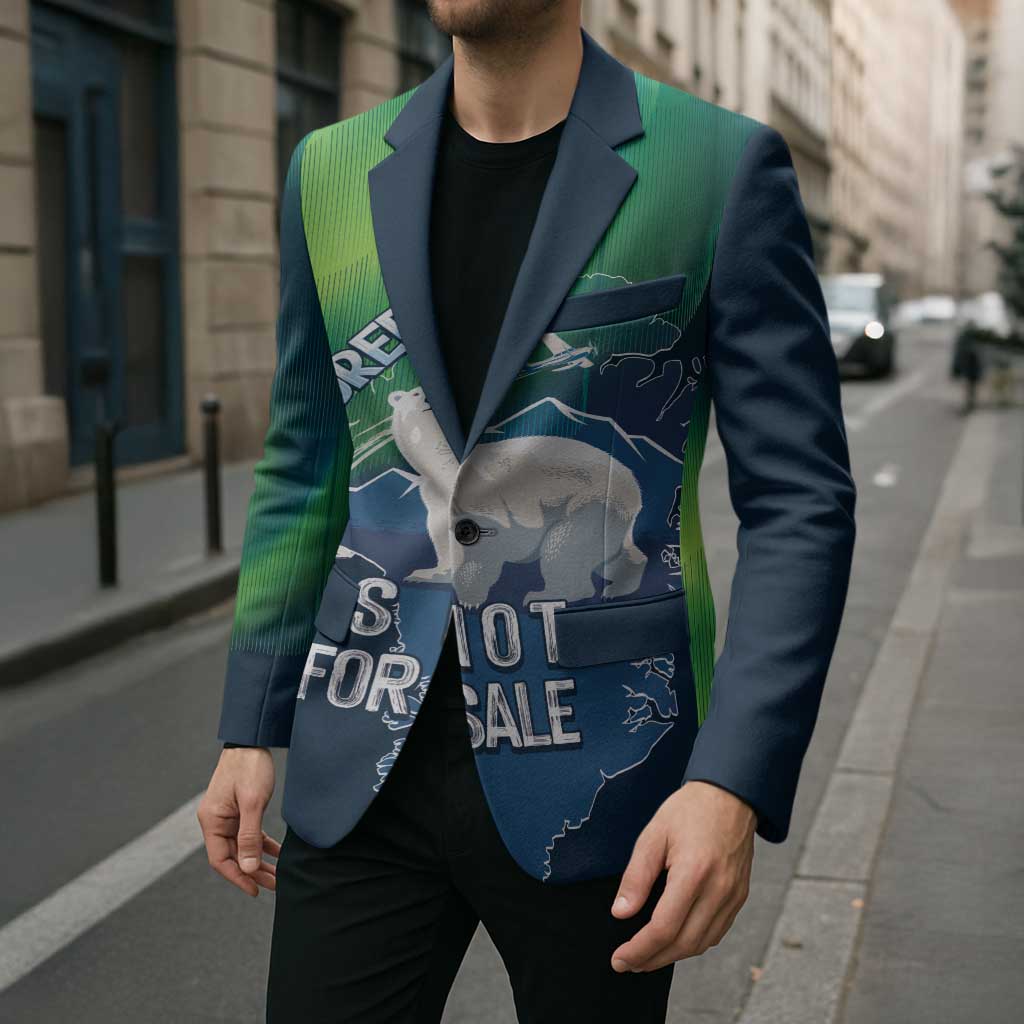 Greenland Is Not For Sale Blazer Arctic Aurora Borealis