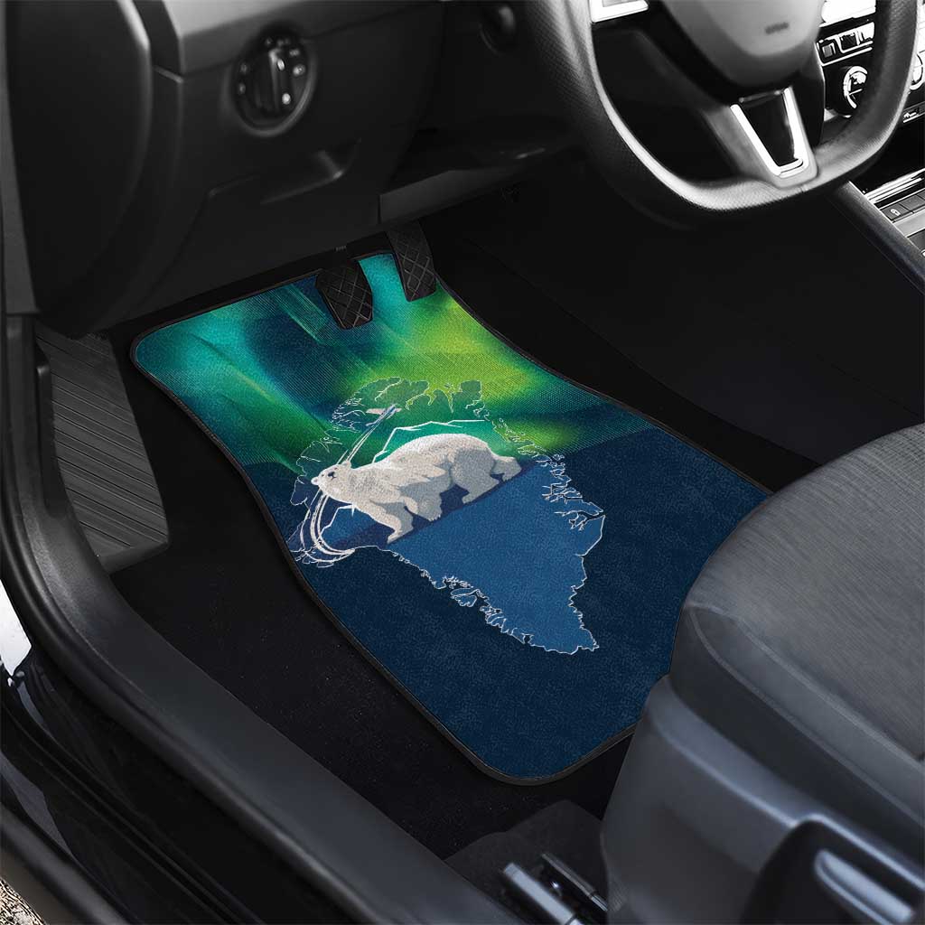 Greenland Is Not For Sale Car Mats Arctic Aurora Borealis