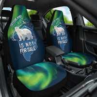 Greenland Is Not For Sale Car Seat Cover Arctic Aurora Borealis