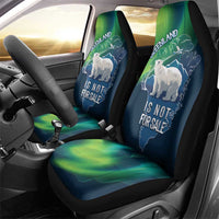 Greenland Is Not For Sale Car Seat Cover Arctic Aurora Borealis