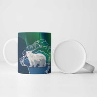 Greenland Is Not For Sale Ceramic Mug Arctic Aurora Borealis