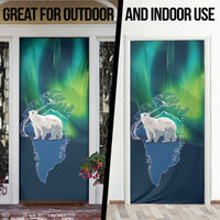 Greenland Is Not For Sale Door Cover Arctic Aurora Borealis