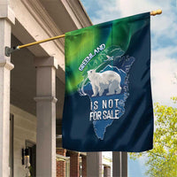 Greenland Is Not For Sale Garden Flag Arctic Aurora Borealis