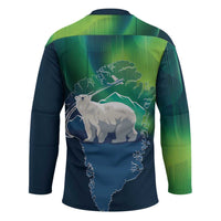 Greenland Is Not For Sale Hockey Jersey Arctic Aurora Borealis