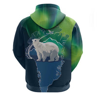 Greenland Is Not For Sale Hoodie Arctic Aurora Borealis