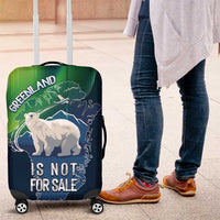 Greenland Is Not For Sale Luggage Cover Arctic Aurora Borealis