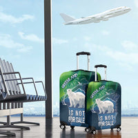 Greenland Is Not For Sale Luggage Cover Arctic Aurora Borealis