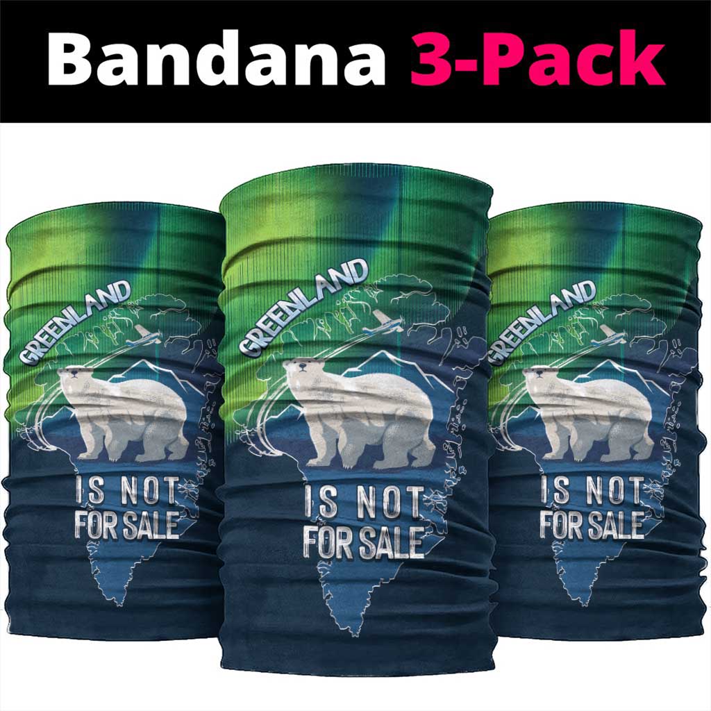 Greenland Is Not For Sale Neck Gaiter Arctic Aurora Borealis