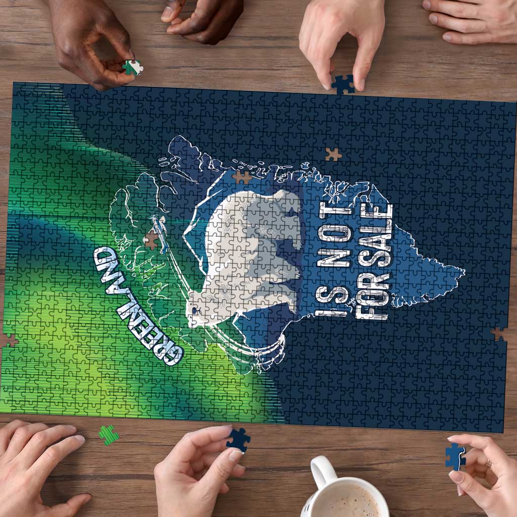 Greenland Is Not For Sale Puzzle Arctic Aurora Borealis