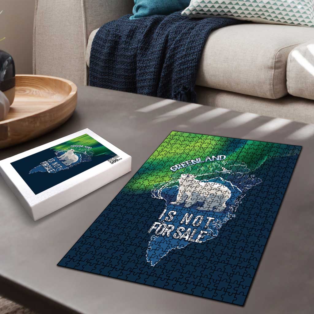Greenland Is Not For Sale Puzzle Arctic Aurora Borealis