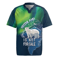 Greenland Is Not For Sale Rugby Jersey Arctic Aurora Borealis
