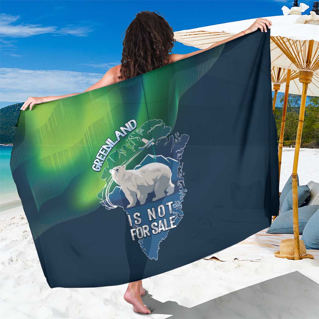 Greenland Is Not For Sale Sarong Arctic Aurora Borealis