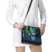 Greenland Is Not For Sale Shoulder Handbag Arctic Aurora Borealis