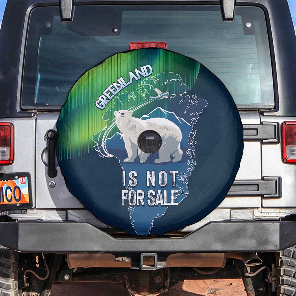 Greenland Is Not For Sale Spare Tire Cover Arctic Aurora Borealis