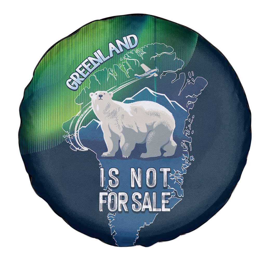 Greenland Is Not For Sale Spare Tire Cover Arctic Aurora Borealis