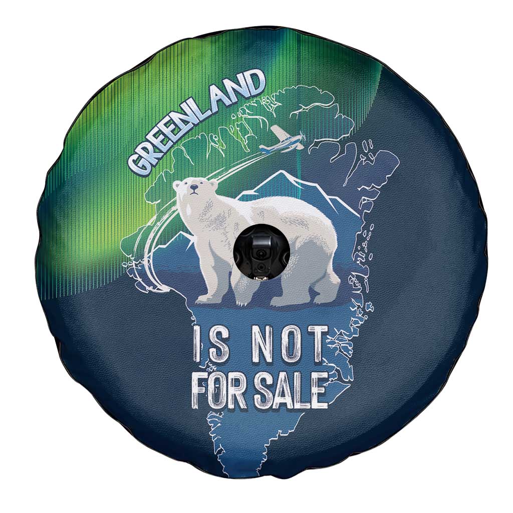 Greenland Is Not For Sale Spare Tire Cover Arctic Aurora Borealis