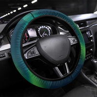 Greenland Is Not For Sale Steering Wheel Cover Arctic Aurora Borealis