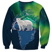Greenland Is Not For Sale Sweatshirt Arctic Aurora Borealis
