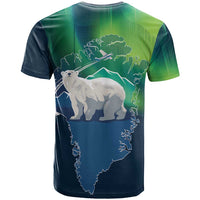 Greenland Is Not For Sale T Shirt Arctic Aurora Borealis