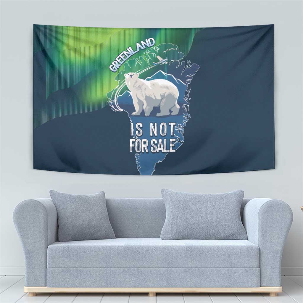 Greenland Is Not For Sale Tapestry Arctic Aurora Borealis