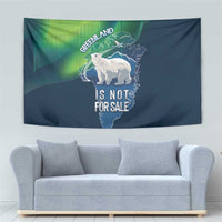 Greenland Is Not For Sale Tapestry Arctic Aurora Borealis
