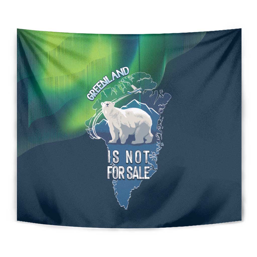 Greenland Is Not For Sale Tapestry Arctic Aurora Borealis