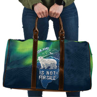 Greenland Is Not For Sale Travel Bag Arctic Aurora Borealis