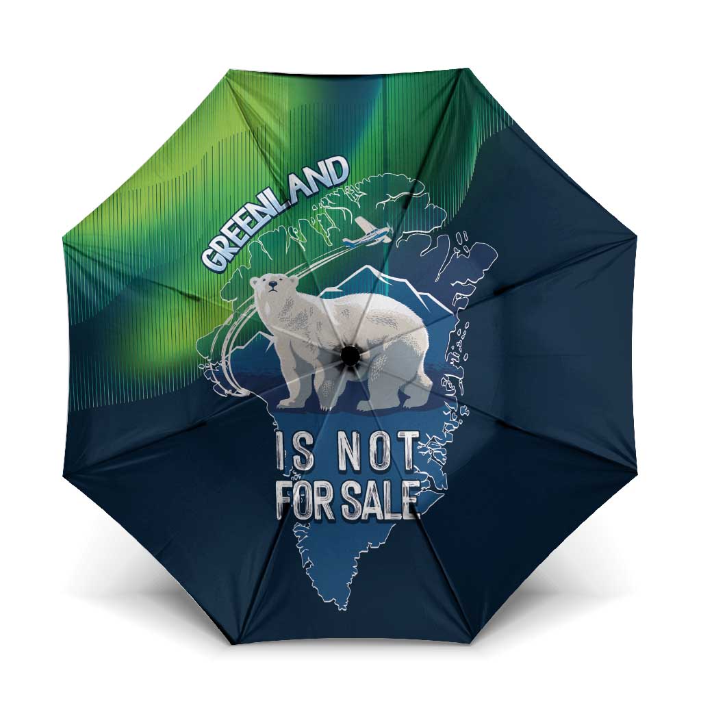 Greenland Is Not For Sale Umbrella Arctic Aurora Borealis