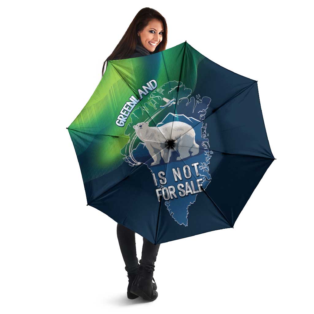 Greenland Is Not For Sale Umbrella Arctic Aurora Borealis