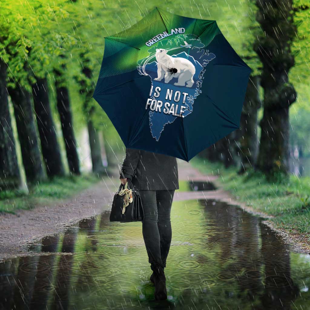 Greenland Is Not For Sale Umbrella Arctic Aurora Borealis