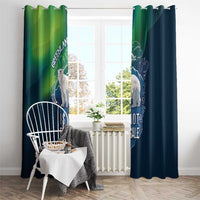Greenland Is Not For Sale Window Curtain Arctic Aurora Borealis