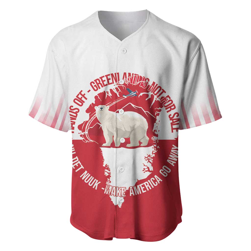 Nu Det Nuuk Greenland Not For Sale Baseball Jersey