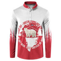 Nu Det Nuuk Greenland Not For Sale Button Sweatshirt