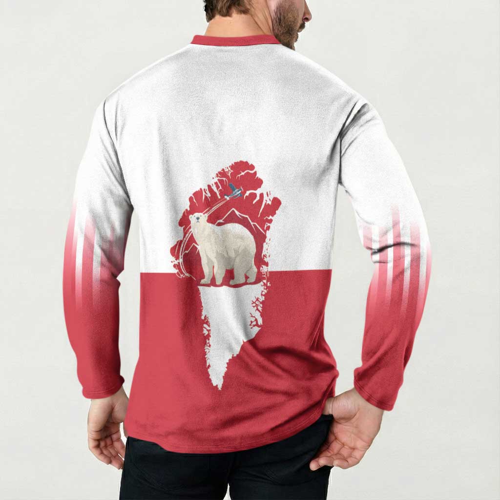 Nu Det Nuuk Greenland Not For Sale Button Sweatshirt