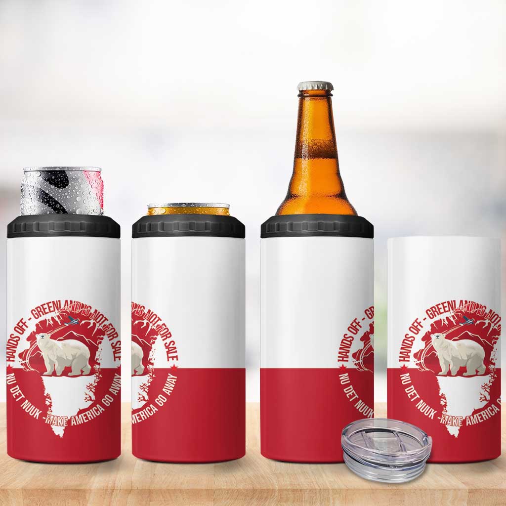 Nu Det Nuuk Greenland Not For Sale 4 in 1 Can Cooler Tumbler