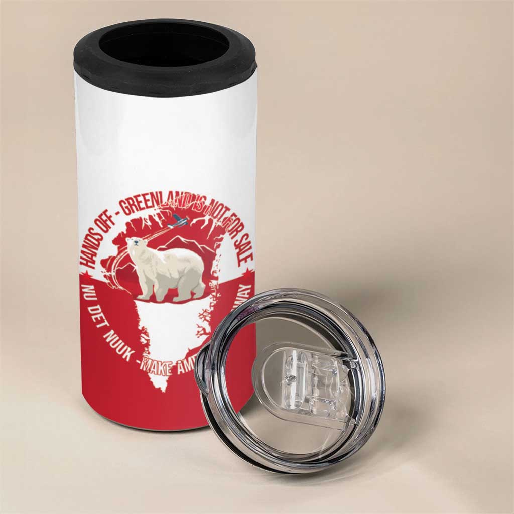 Nu Det Nuuk Greenland Not For Sale 4 in 1 Can Cooler Tumbler