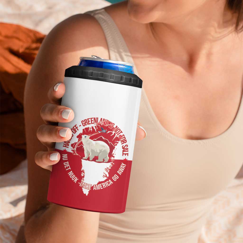 Nu Det Nuuk Greenland Not For Sale 4 in 1 Can Cooler Tumbler