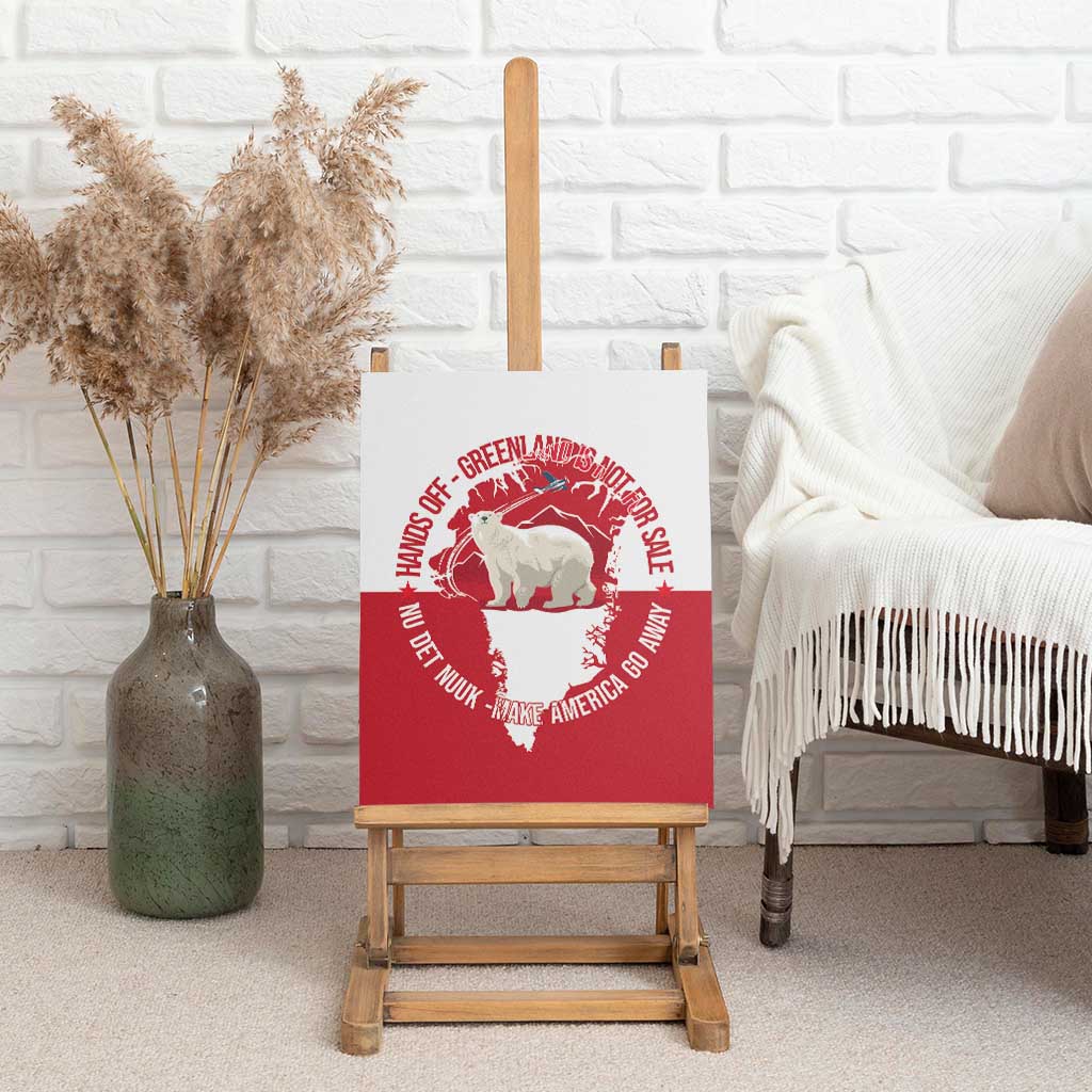 Nu Det Nuuk Greenland Not For Sale Canvas Wall Art