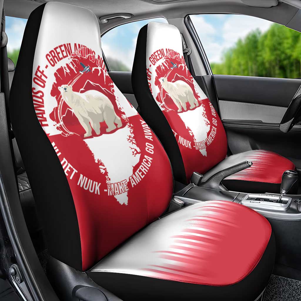 Nu Det Nuuk Greenland Not For Sale Car Seat Cover