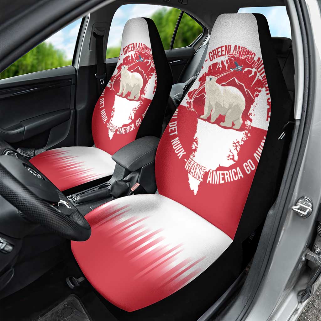 Nu Det Nuuk Greenland Not For Sale Car Seat Cover