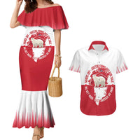 Nu Det Nuuk Greenland Not For Sale Couples Matching Mermaid Dress and Hawaiian Shirt