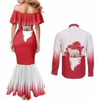 Nu Det Nuuk Greenland Not For Sale Couples Matching Mermaid Dress and Long Sleeve Button Shirt