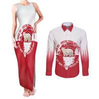 Nu Det Nuuk Greenland Not For Sale Couples Matching Tank Maxi Dress and Long Sleeve Button Shirt