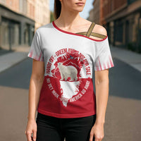 Nu Det Nuuk Greenland Not For Sale Cross Shoulder Shirt