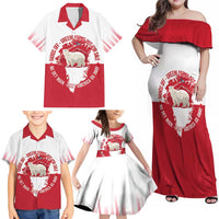 Nu Det Nuuk Greenland Not For Sale Family Matching Off Shoulder Maxi Dress and Hawaiian Shirt