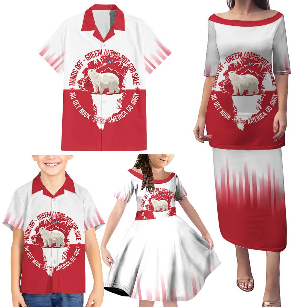 Nu Det Nuuk Greenland Not For Sale Family Matching Puletasi and Hawaiian Shirt